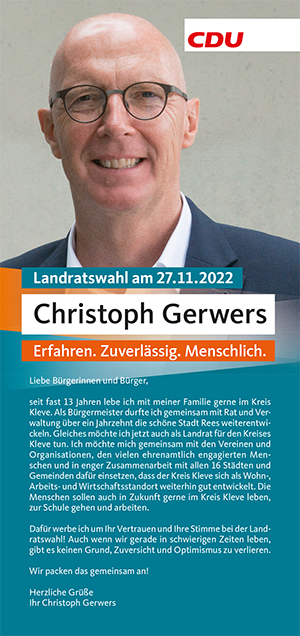 Kandidatenkarte Christoph Gerwers